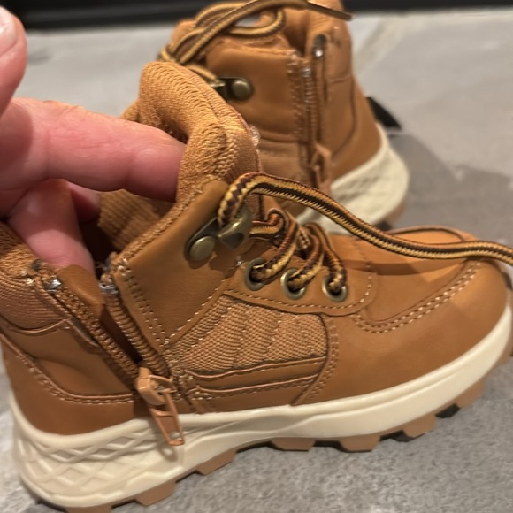 Ecko unltd Joseph Rugged ankle play/work boots,zipper/lace up,pull tab, toddler - Picture 9 of 10